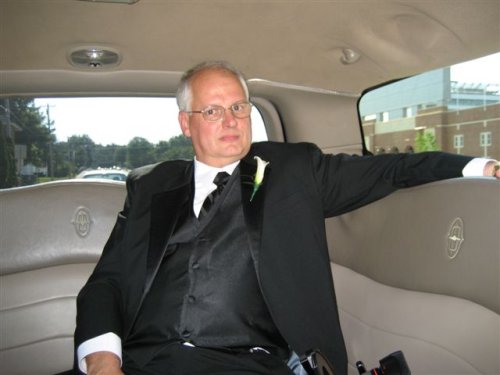 fred in the limo